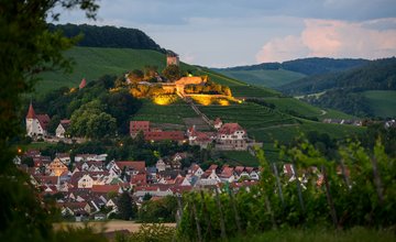 Blick auf Burg Hohenbeilstein | HeilbronnerLand | Wohnmobilreisen Baden-Württemberg
